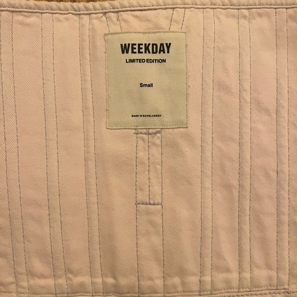 Weekday pink denim corset top - Picture 4 of 4